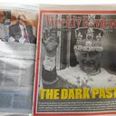 Un keniano lee el periódico Daily Nation con un retrato del rey Carlos III de Gran Bretaña y el titular "El pasado oscuro" en Nairobi, el domingo 29 de octubre de 2023. El rey Carlos III quiere mirar hacia el futuro durante su visita de Estado de cuatro días a Kenia comienza el martes 31 de octubre de 2023. Pero primero tendrá que afrontar el pasado. (Foto AP/Sayyid Abdul Azim)