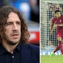 Carles Puyol estuvo muy pendiente del choque entre Liverpool y Crystal Palace
