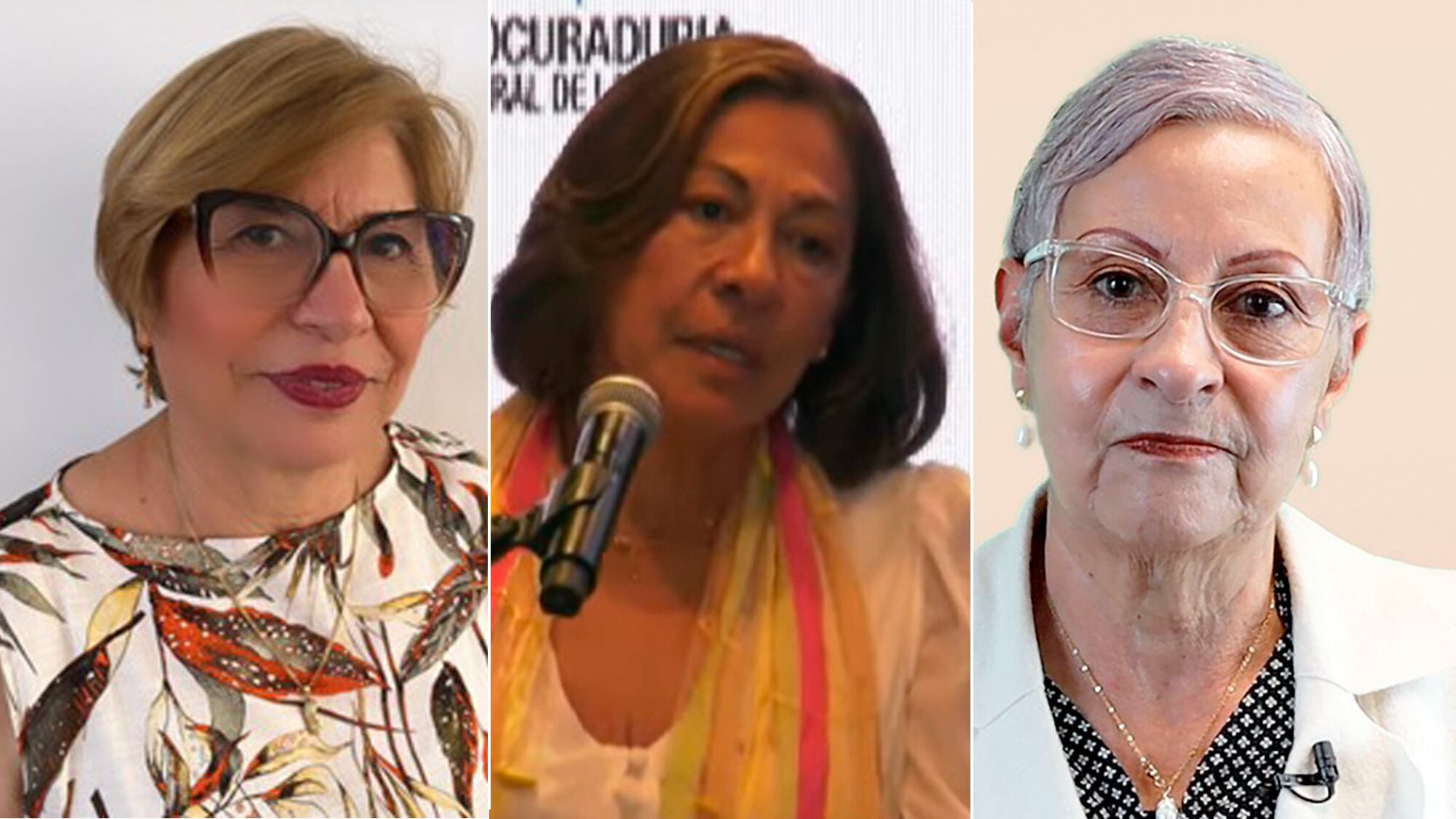 Esperanza Arias Callejas, representantes de los usuarios de la Nueva EPS.
Nancy Maldonado, representante de Compensar.
Amanda Irene Rincón, presidenta de la asociación de Famisanar.