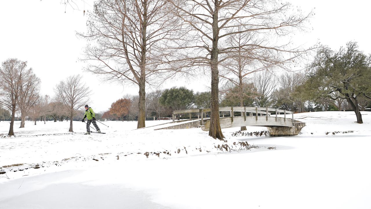 Nieve en Texas