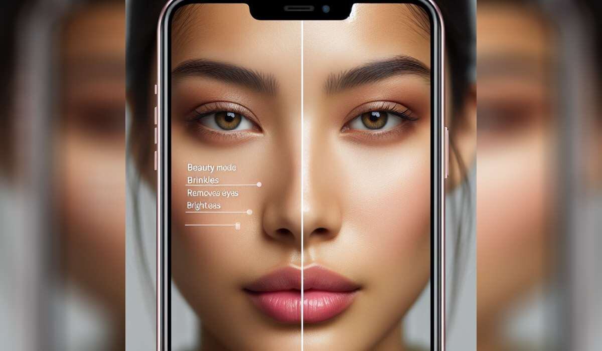 El modo belleza ayuda a corregir imperfecciones en las selfies.