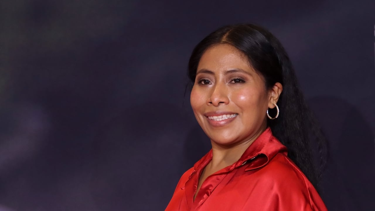 MEXICO CITY, MEXICO - SEPTEMBER 14: Yalitza Aparicio poses for photos during a red carpet event at Centro Cultural Los Pinos on September 14, 2021 in Mexico City, Mexico. (Photo by Adrián Monroy/Medios y Media/Getty Images)