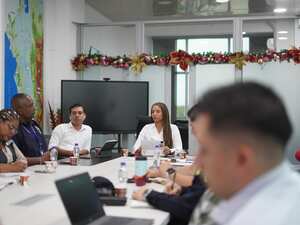 Gobernadora del Chocó, Nubia Carolina Córdoba, lideró consejo de seguridad por minas antipersona en el departamento