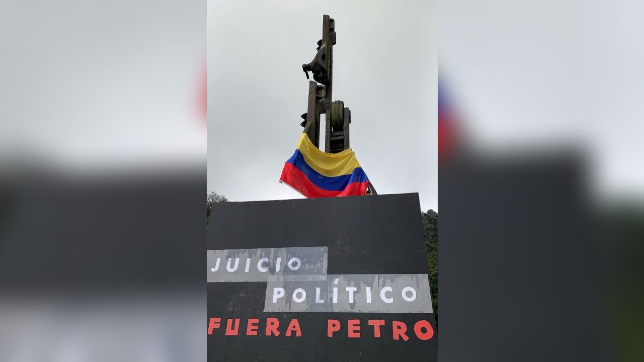 Son varias las personas que se han instalado en este punto de la capital.