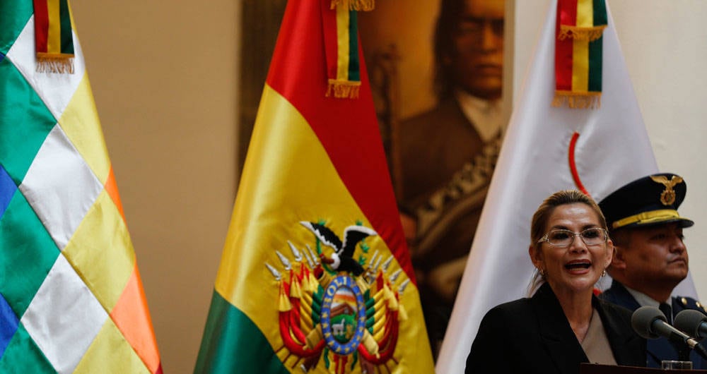 Expresidenta de Bolivia, Jeanine Áñez.