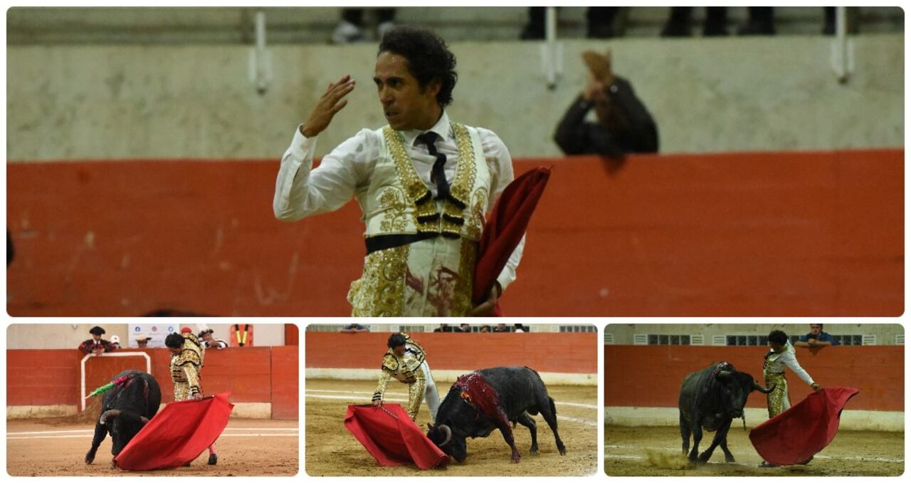 Andrés Manrique, novillero de Bogotá. Puente Piedra, Bogotá, 22 de enero de 2022.