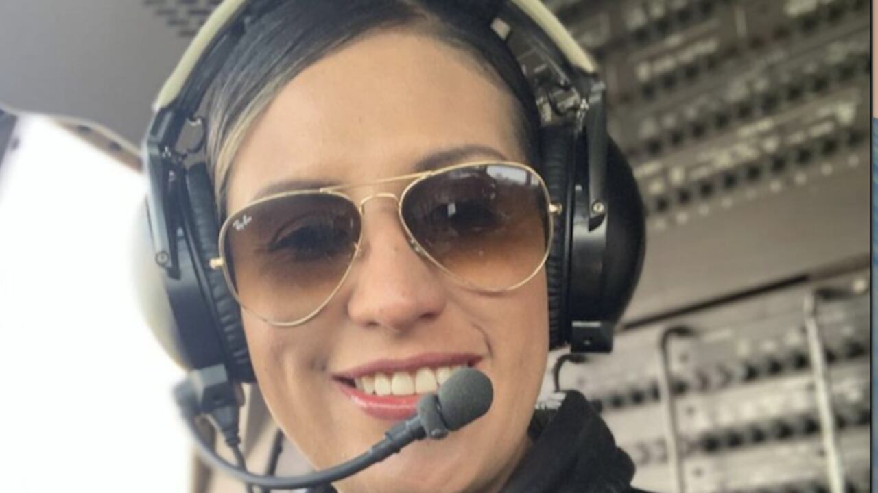 Diana Torres, piloto de la Policía antinarcóticos