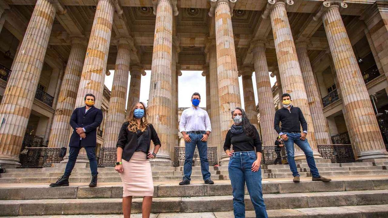 Los congresistas asistieron presencialmente al Congreso el 20 de julio.