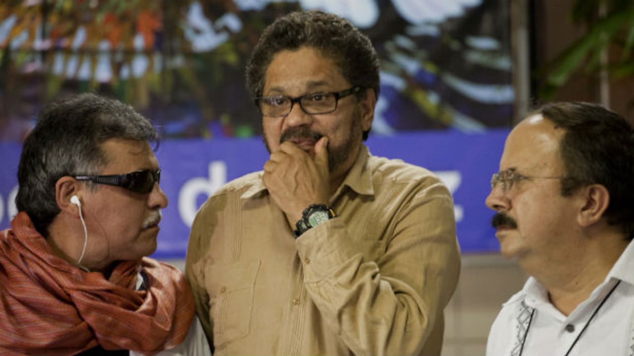 Jesús Santrich, Iván Márquez y Andrés París son los negociadores de las FARC que han hablado sobre lo que frenaría el proceso de paz.