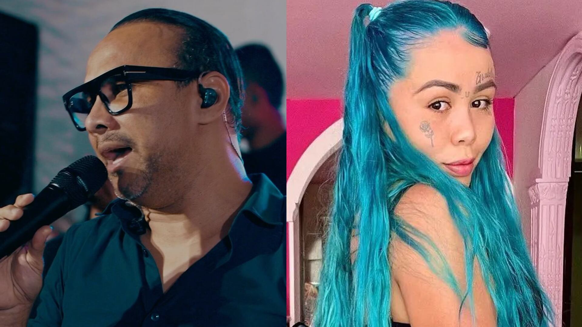 El compositor y la DJ siguen peleando en redes sociales. Fotos: Instagram @wilfrancastillo - @yinacalderondjoficial.