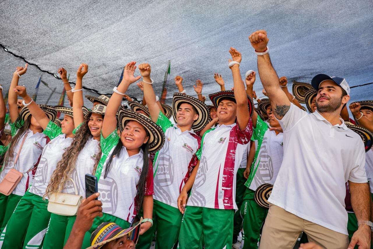 Inauguración de los Juegos Deportivos Departamentales y Paradepartamentales en Córdoba.