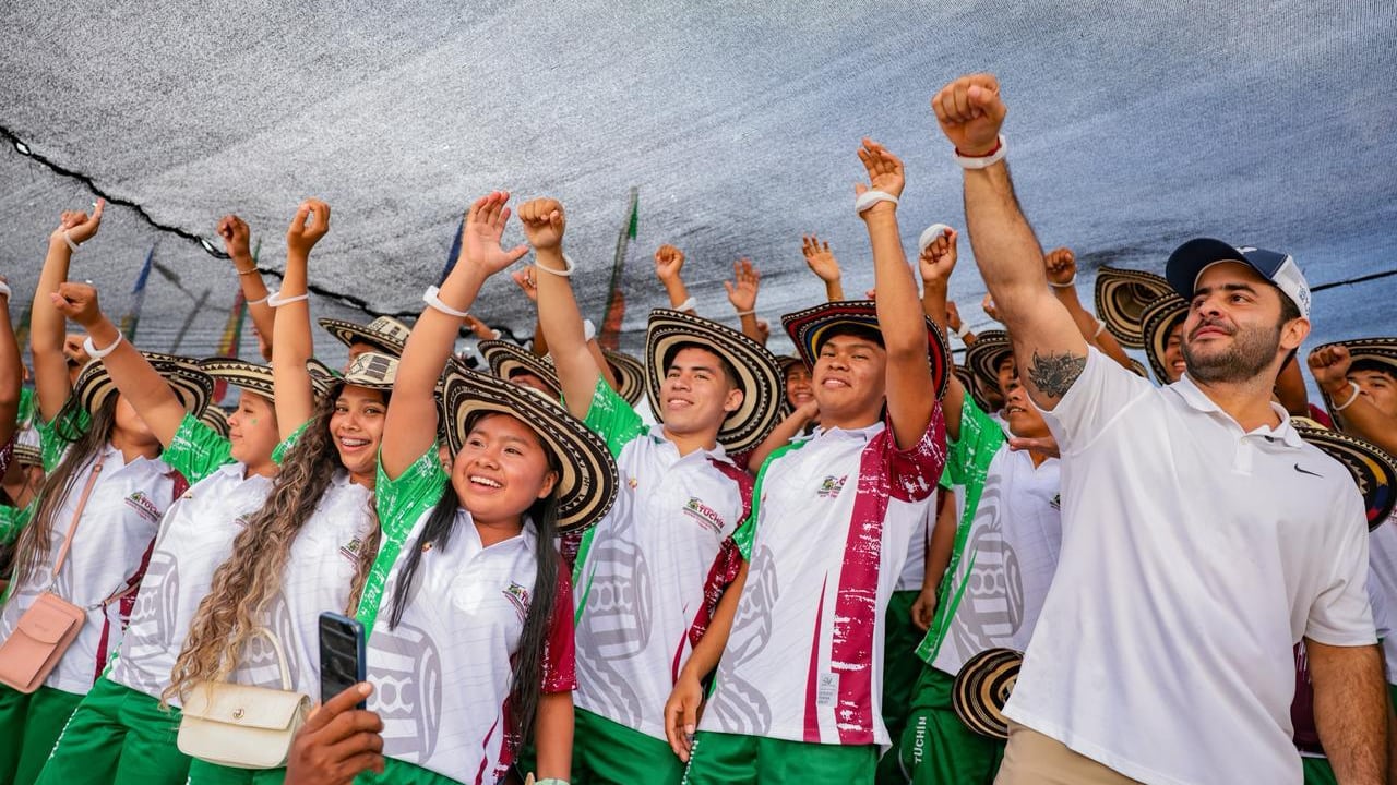 Inauguración de los Juegos Deportivos Departamentales y Paradepartamentales en Córdoba.