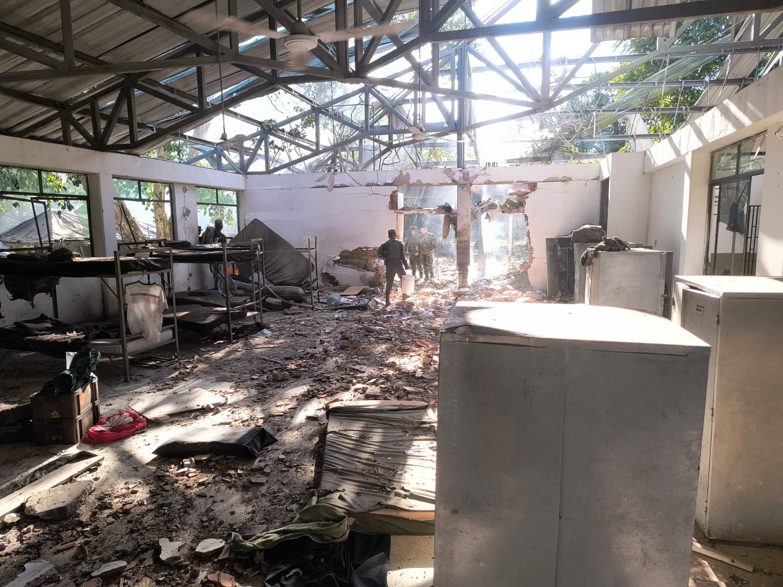 Ataque base militar del Ejército en Puerto Jordán, Arauca.