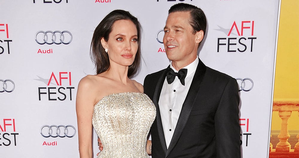 Angelina Jolie y Brad Pitt.