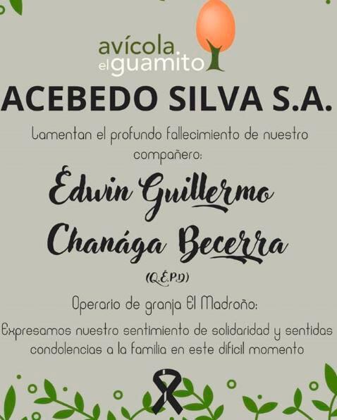 La empresa donde laboraba el joven lamentó lo ocurrido.