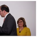 El presidente Gustavo Petro y el fiscal general de la Nación, Francisco Barbosa