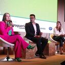 Isabella Muñoz, directora de Invest in Bogotá; David Pacheco Zea, director de Sostenibilidad de BBVA en Colombia y Ximena Trujillo, directora ejecutiva del Fondo Inversor explican la importancia de los nuevos esquemas de financiación para el desarrollo.