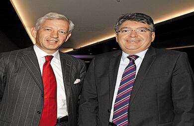 Dominic Barton y Mauricio Cárdenas Santamaría.