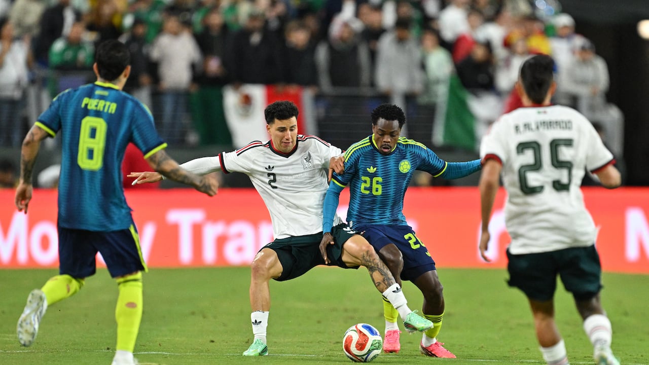 Carlos Andrés Gómez en el partido amistoso de México vs. Colombia en Baltimore