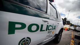 Bogota's Secretary of Mobility organizes a disinfection campaign on taxi cabs amid the coronavirus pandemic inside the principal bus hub of Bogota in Salitre, Colombia, on July 3, 2020. The campaign targeted to taxi drivers is set to sanitize and disinfect 400 cars per day including police units amid the novel Coronavirus pandemic in Colombia. (Photo by Sebastian Barros/NurPhoto via Getty Images)