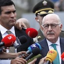 Expresidente Andrés Pastrana
Rueda de Prensa en el Bunker de la Fiscalia en la conciliación con el Presidente Gustavo Petro