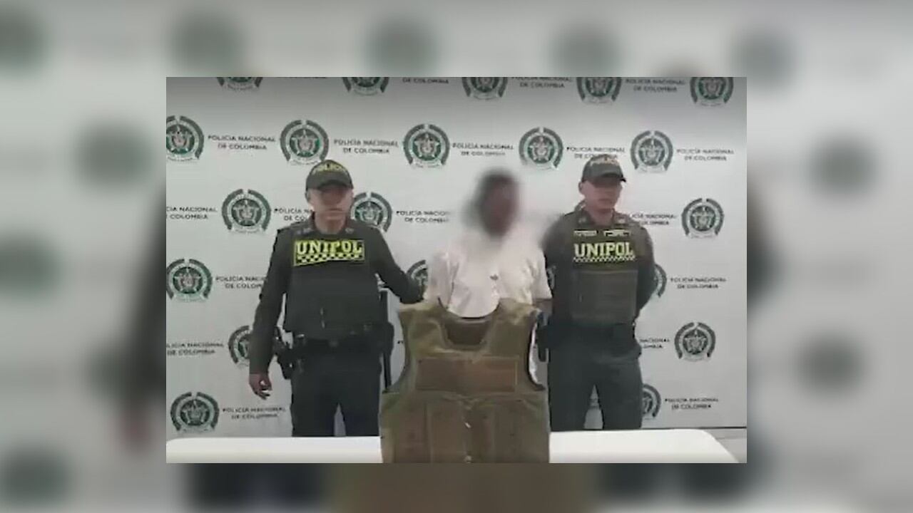 Capturado por usar chaleco balístico sin justificación alguna