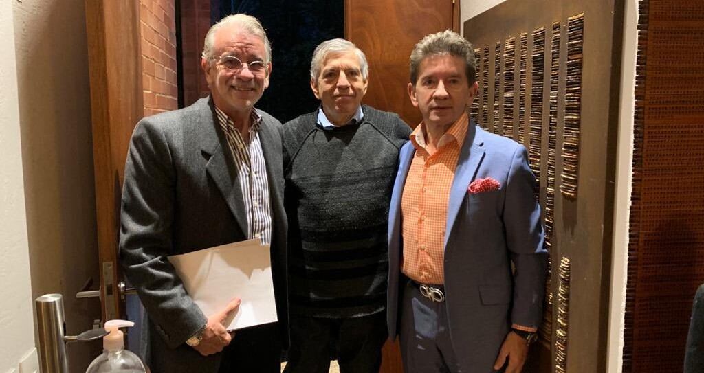 Eduardo Verano, César Gaviria y Luis Pérez