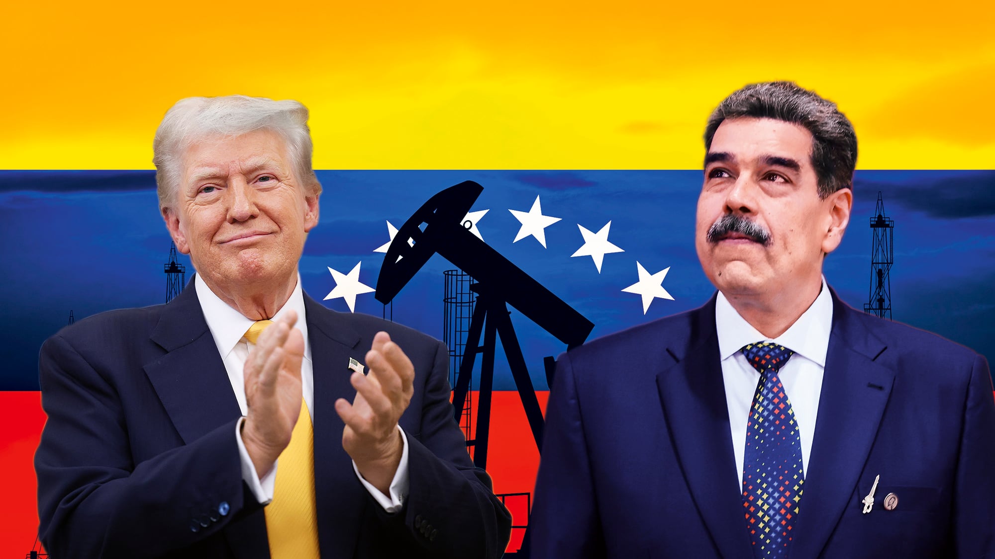 Donald Trump Nicolas Maduro venezuela petroleo