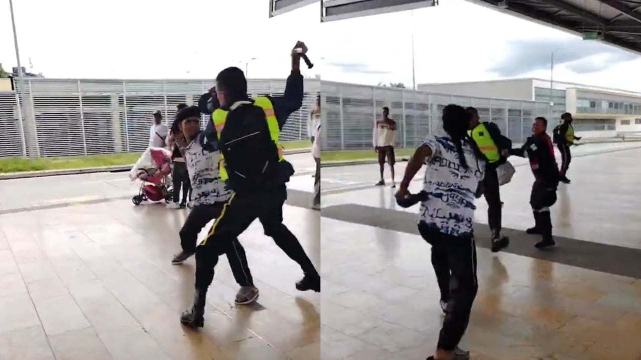 Este fue el momento del ataque ocurrido en el Portal Suba.