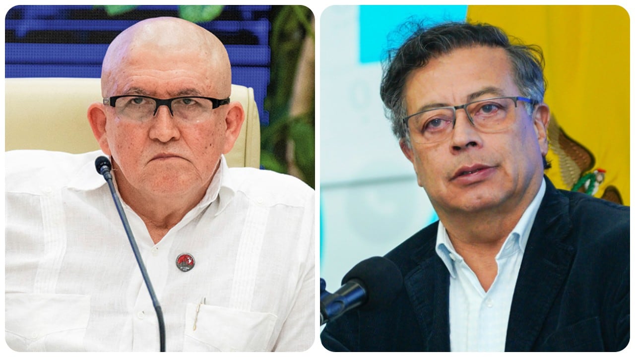 El comandante del ELN, Antonio García, se fue de frente contra el presidente de la República, Gustavo Petro Urrego.