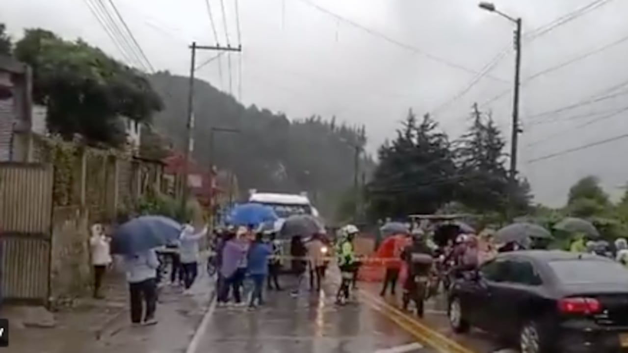 Vía a La Calera. (Imagen de referencia).