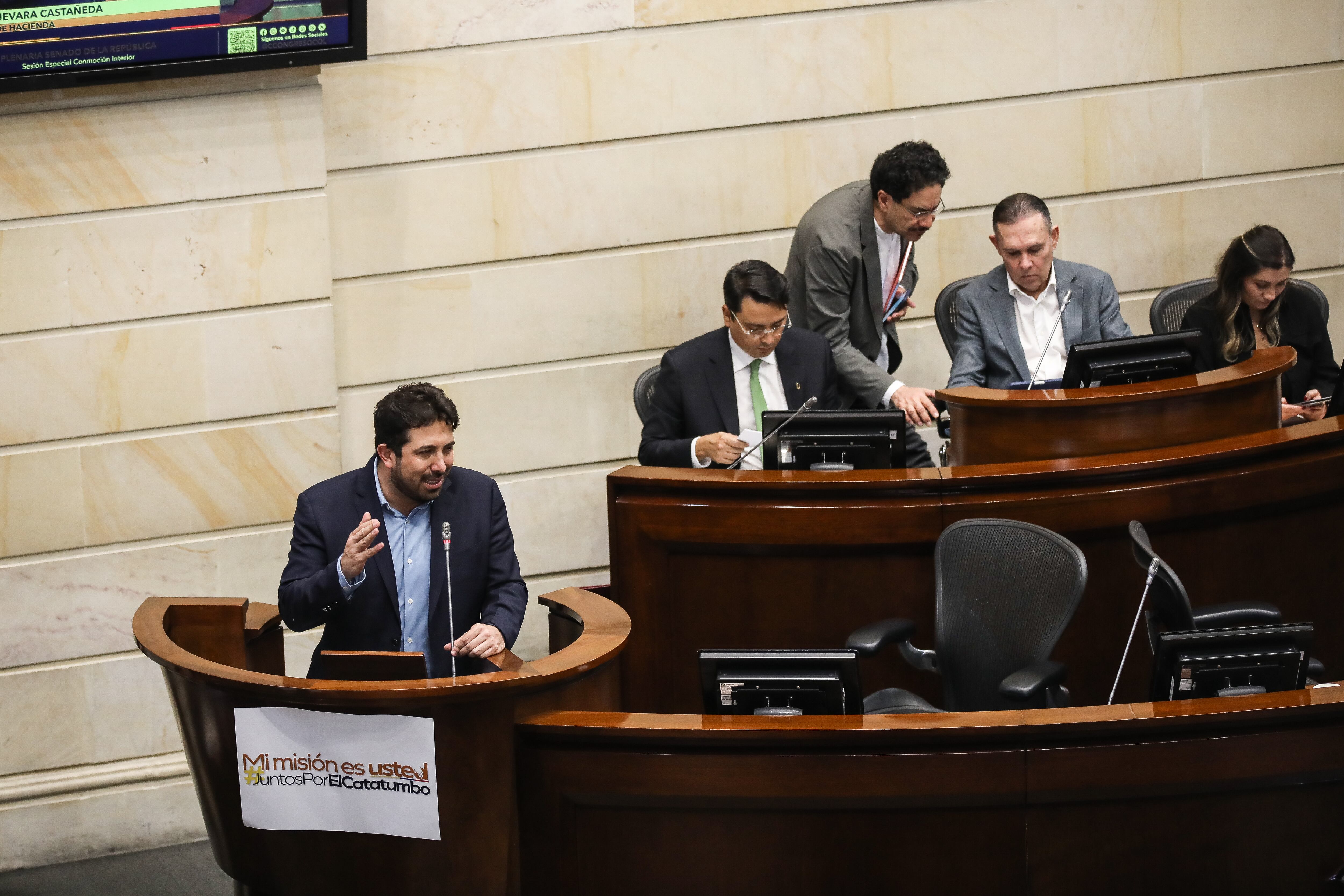 Sesión especial del Senado de la República, decreto de conmoción interior Catatumbo
