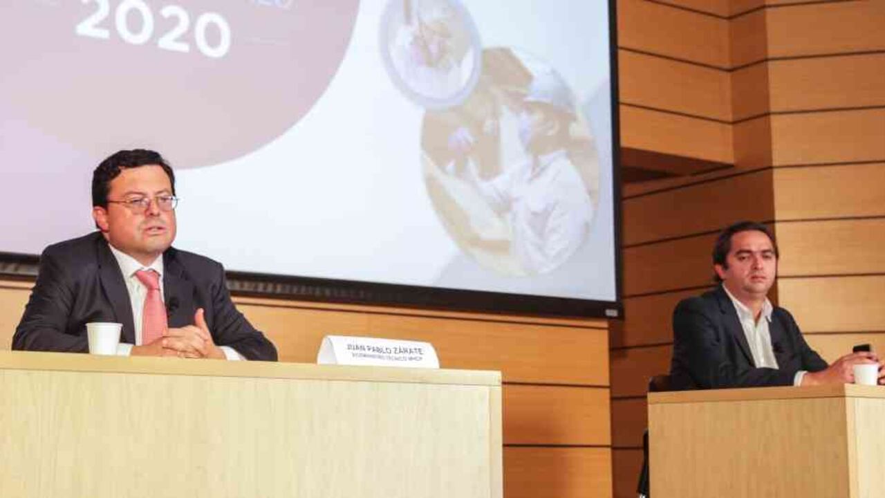 Juan Pablo Zárate y Juan Alberto Londoño, viceministros de Hacienda.