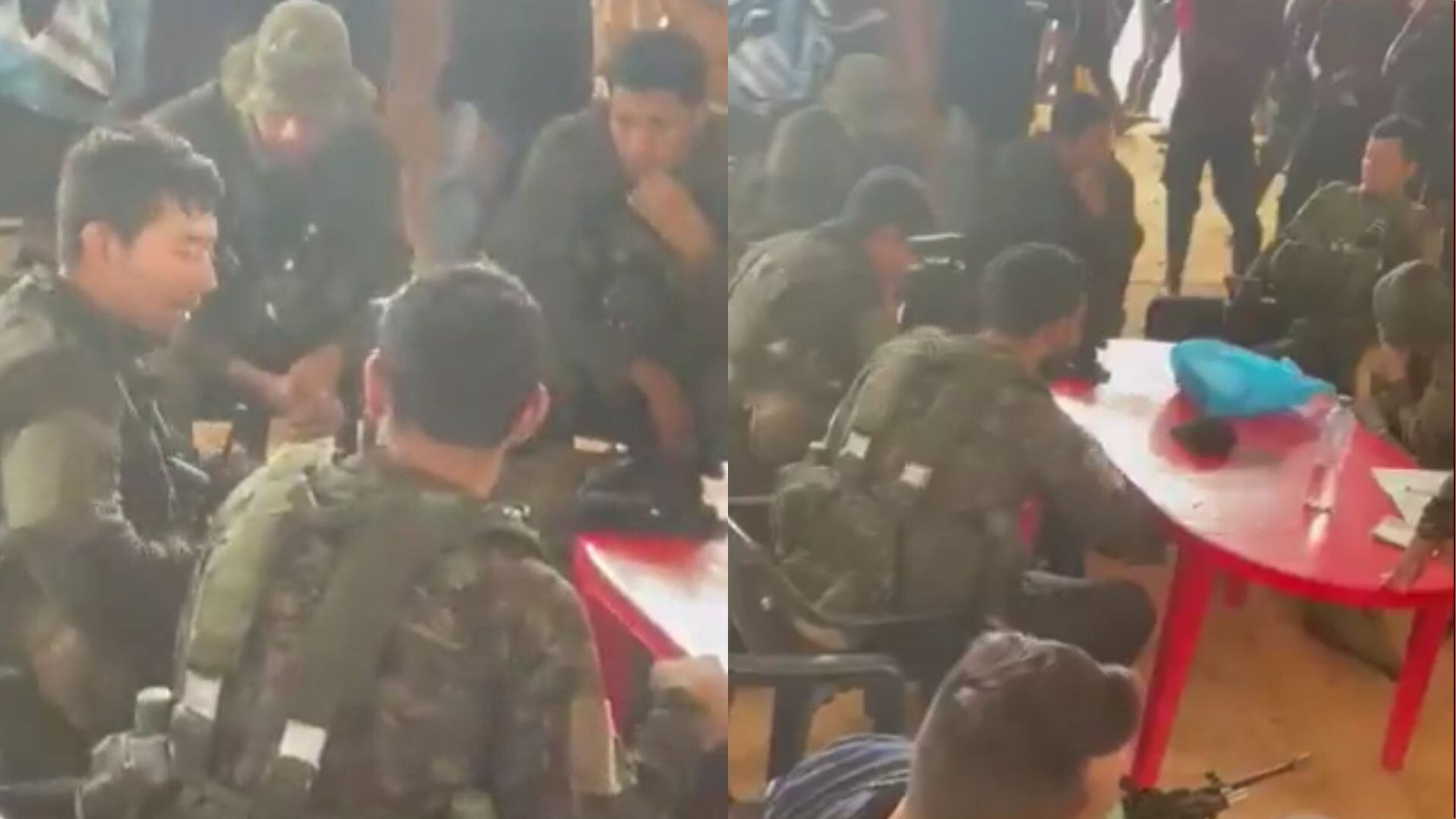 Según informes, los militares fueron retenidos mientras realizaban labores de patrullaje.