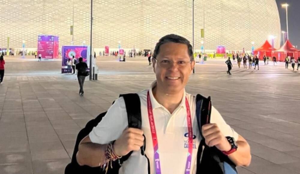 El periodista habló de su familia.