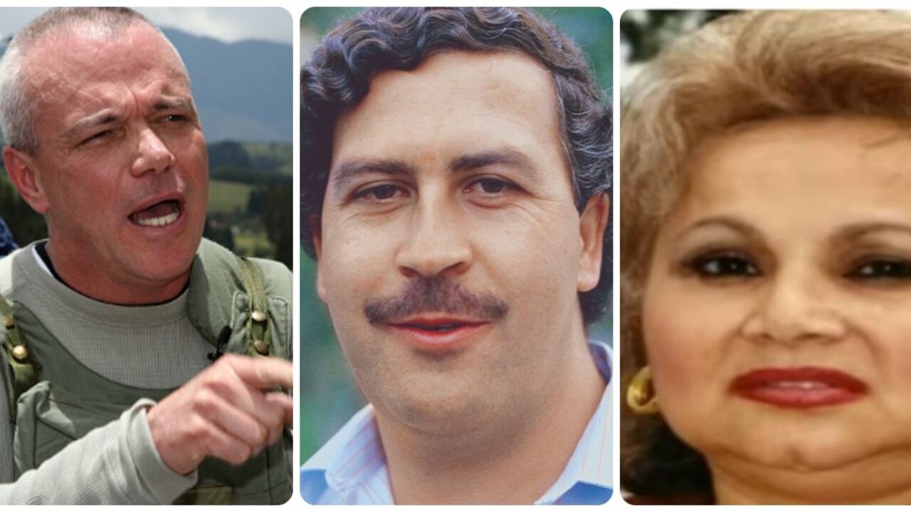John Jairo Velásquez, Pablo Escobar y Griselda Lobo.