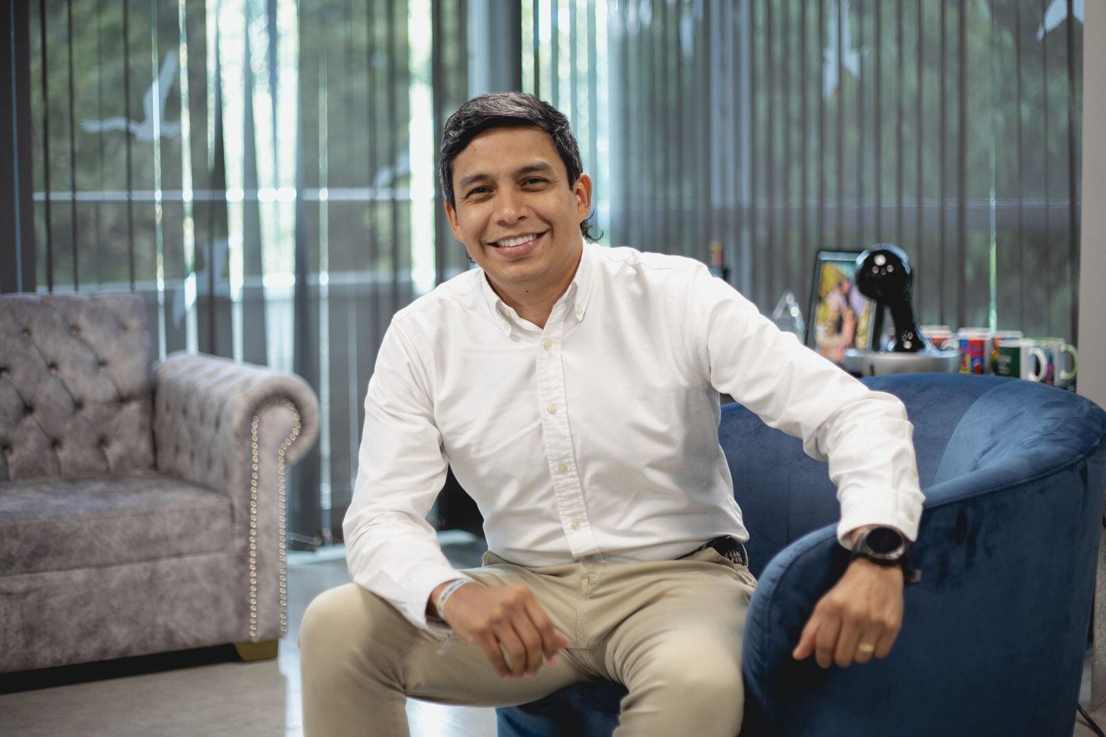 Deninson Mendoza, candidato a la alcaldía de Cali.