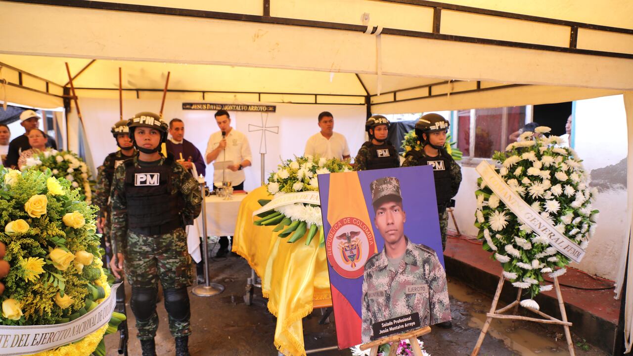 El soldado nació en el municipio de Cereté, Córdoba.