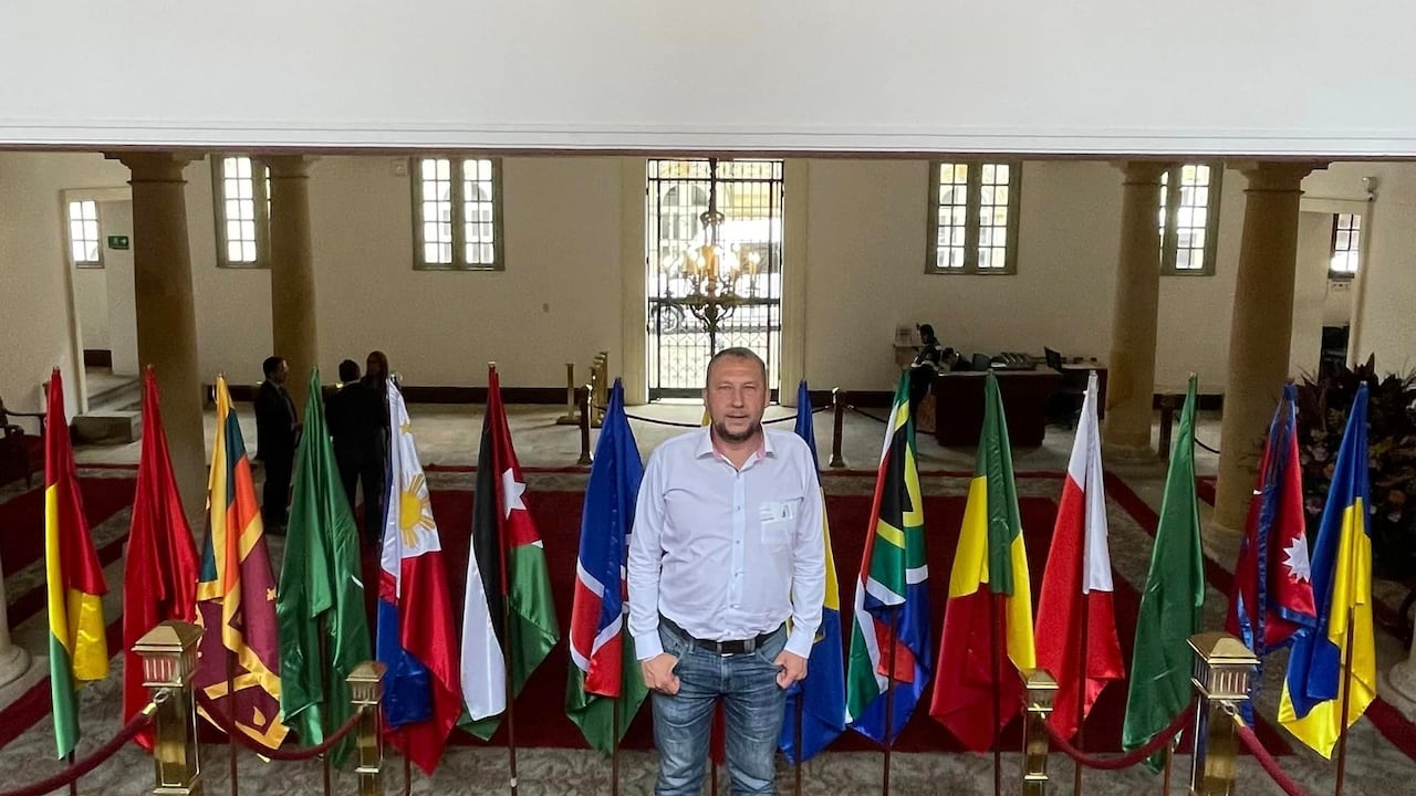 Mikhail Krasnov, alcalde de Tunja