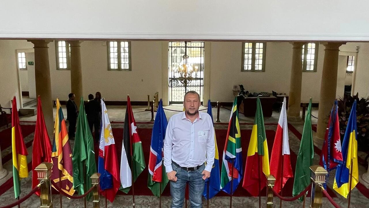 Mikhail Krasnov, alcalde de Tunja.