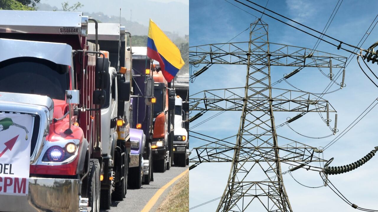 El paro de camioneros encendió las alarmas en la industria eléctrica.