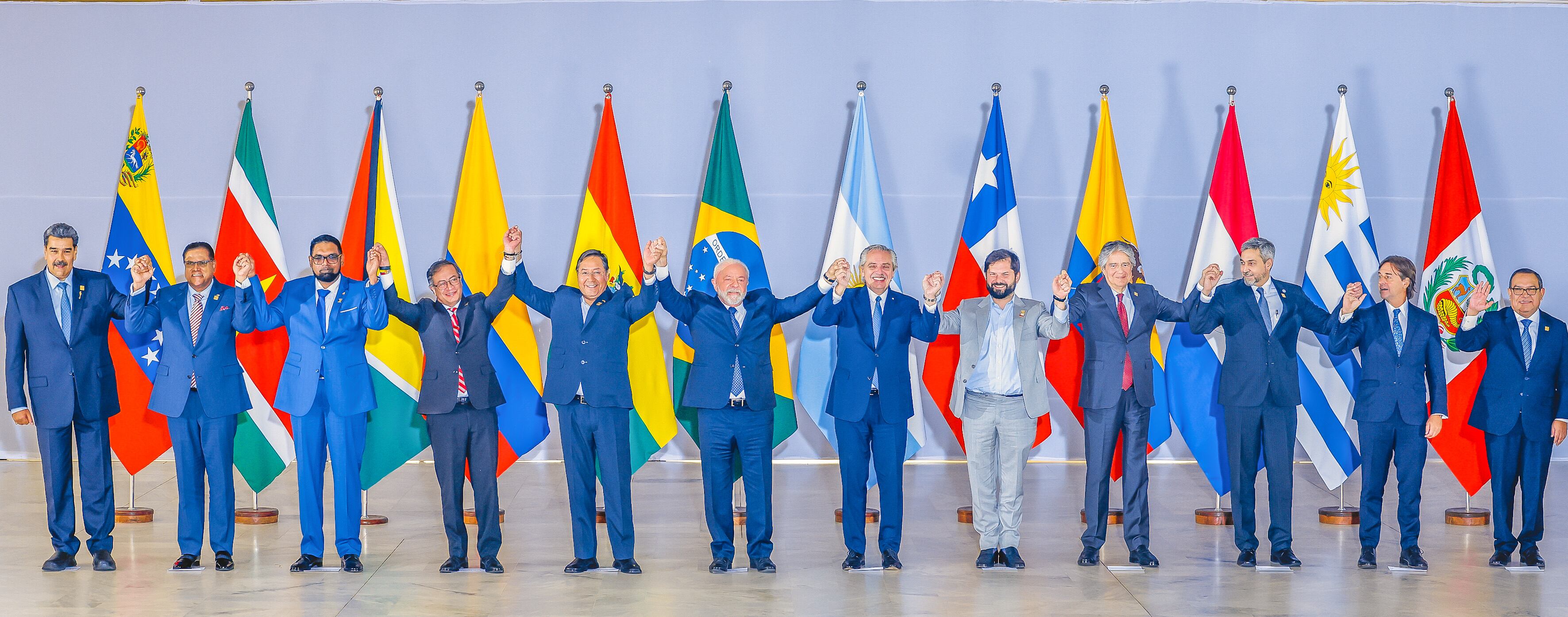 Presidentes latinoamericanos se dan cita en Brasil.