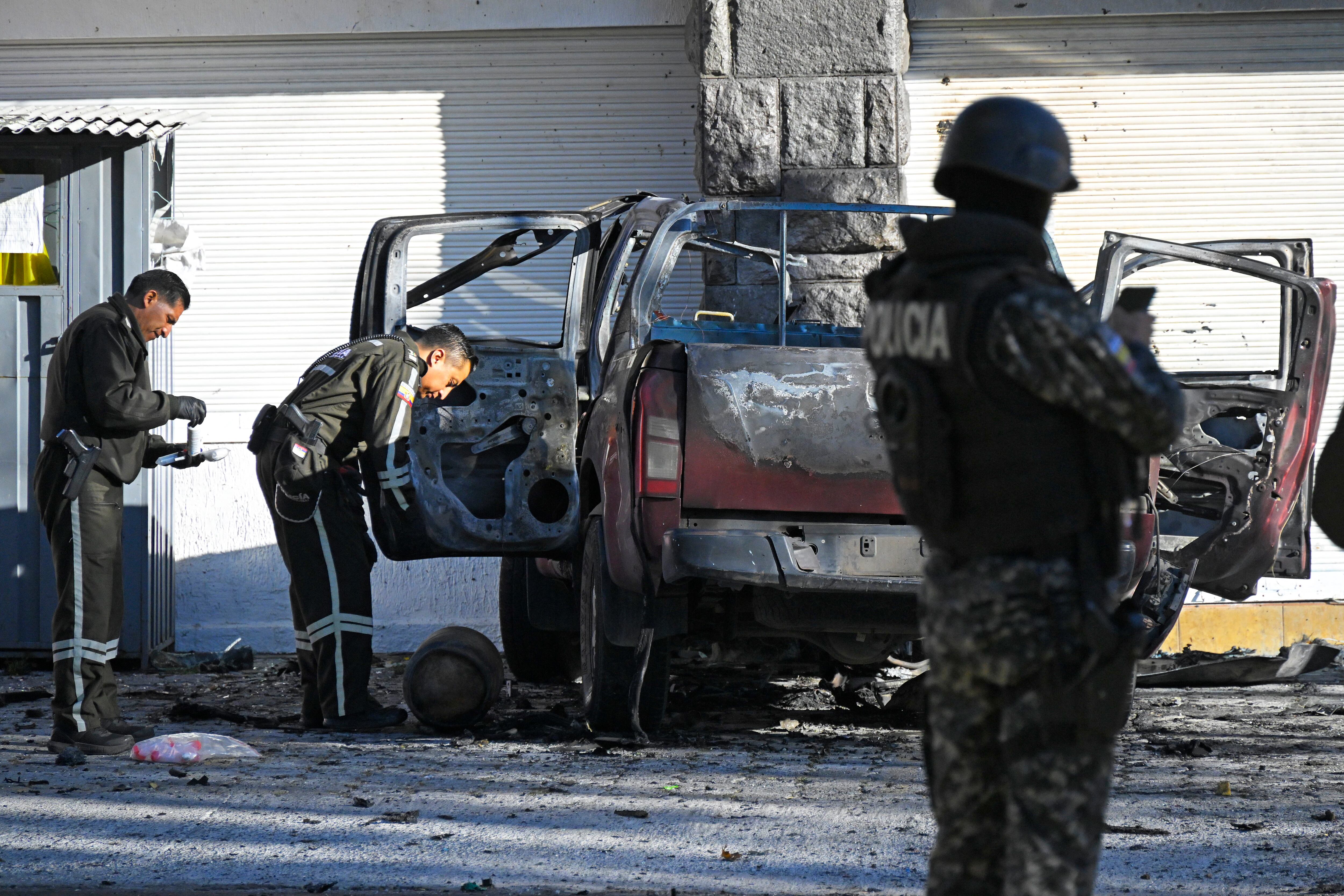 Preocupación en Ecuador por carros bombas que tienen en vilo a la capital
