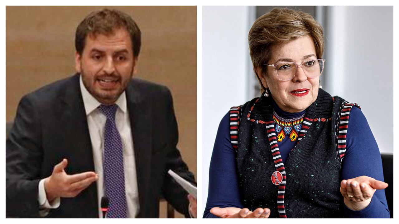 Andrés Forero criticó a la ministra de Trabajo Gloria Inés Ramírez.