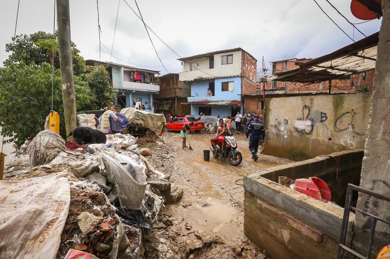 Emergencias por lluvias en Medellín.