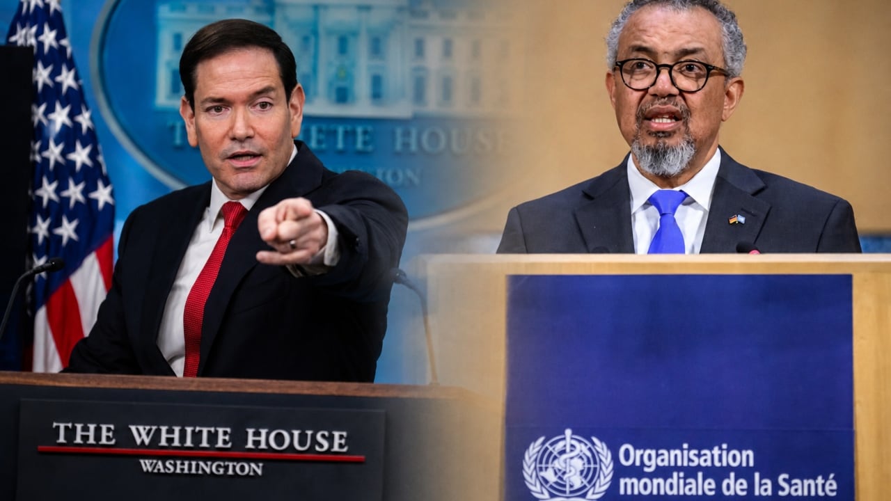 Marco Rubio arremete contra la OMS.