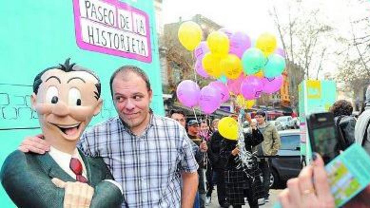 Paseo de la historieta en Buenos Aires.