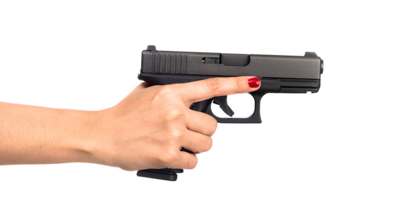 La policía dijo que este era un ejemplo de una persona que posee un arma legalmente y hace bien uso de ella.