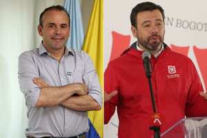 Alcalde de Cali, Alejandro Eder, y alcalde de Bogotá, Carlos Fernando Galán.