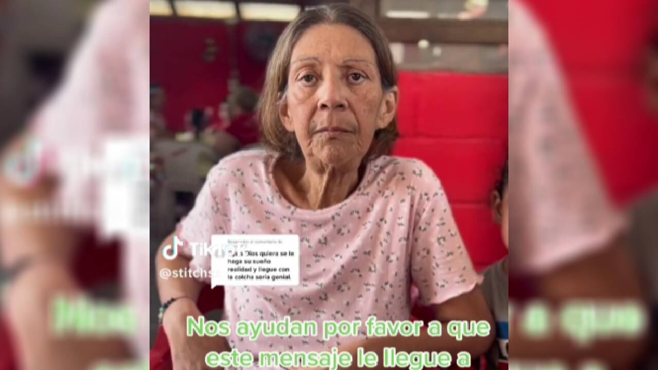 La mujer dijo que fue diagnosticada con cáncer de colon.